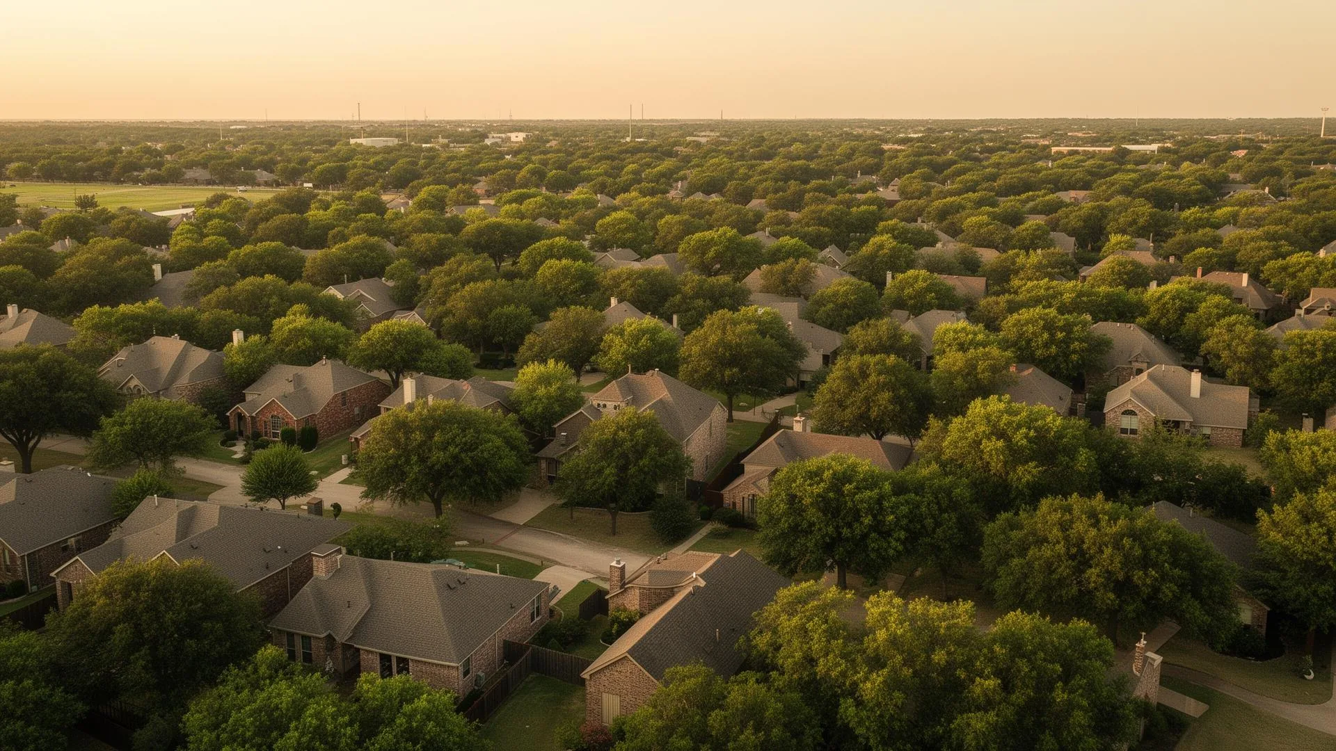 Aerial view of Carrollwood, Florida neighborhood served by Tampa Coin Dealer